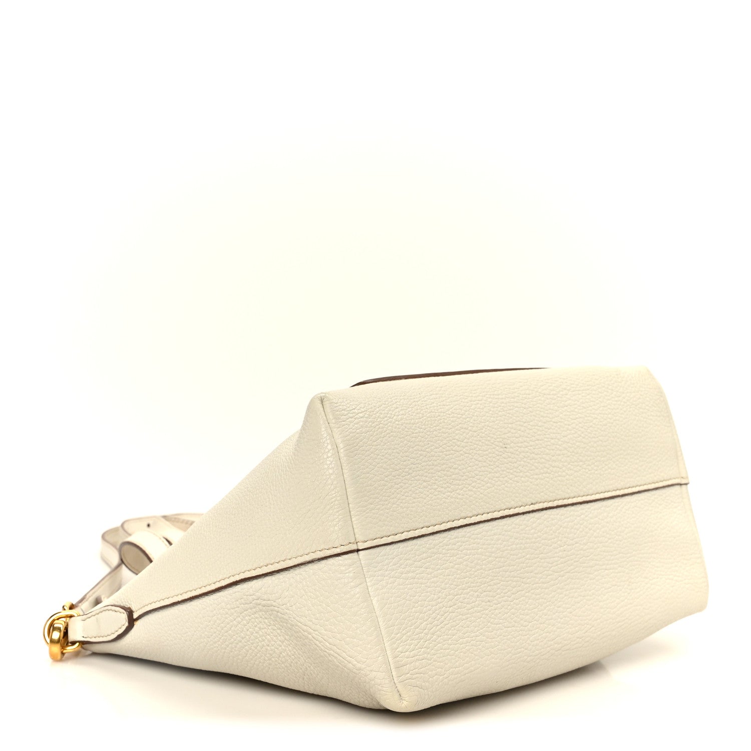 Prada Vitello Daino Small Shopping Tote Talco 4 of 10