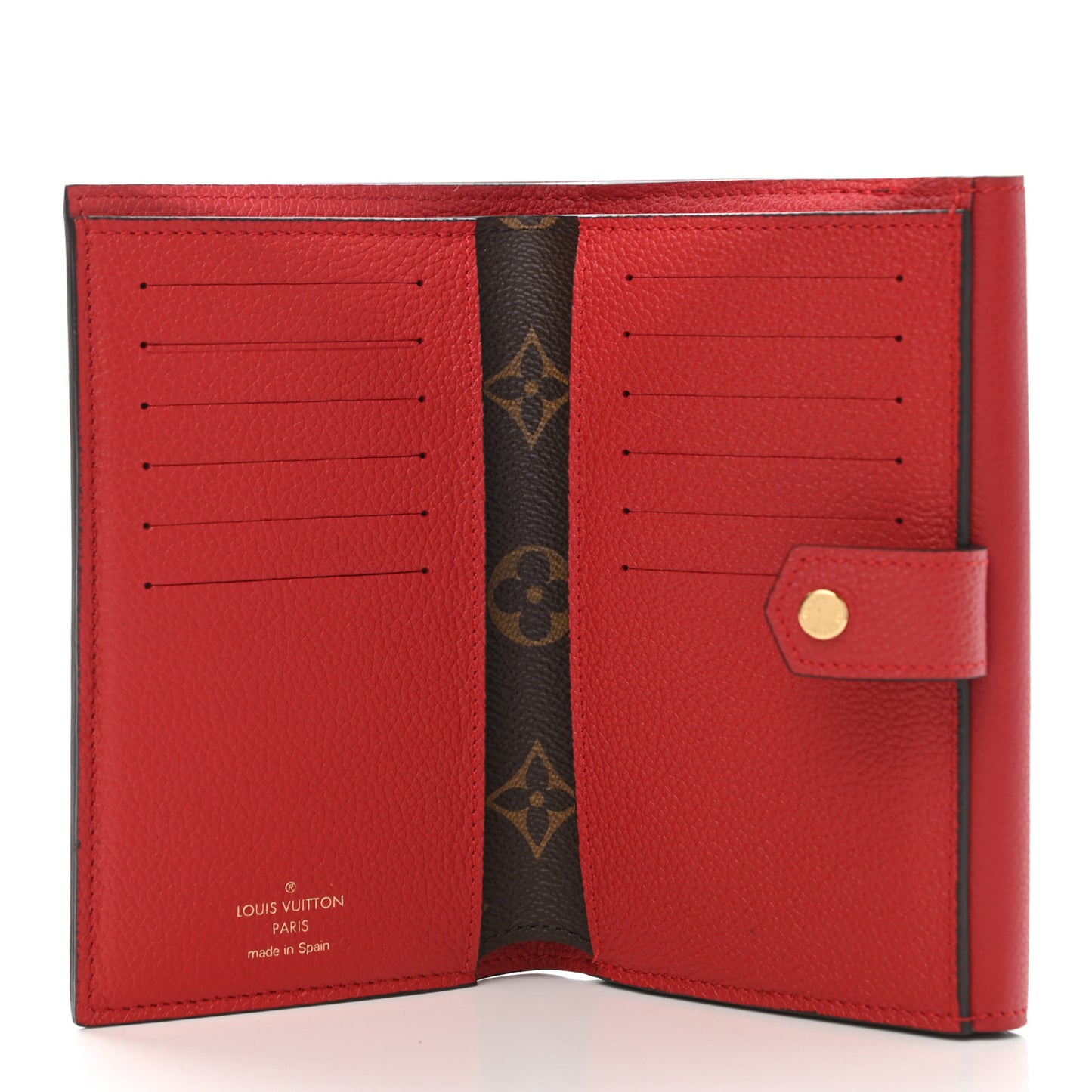 Monogram Pallas Compact Wallet Cherry