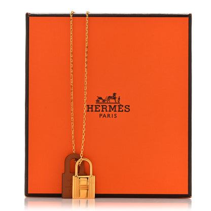 Hermes Swift Small O'Kelly Pendant Necklace Gold 7 of 7