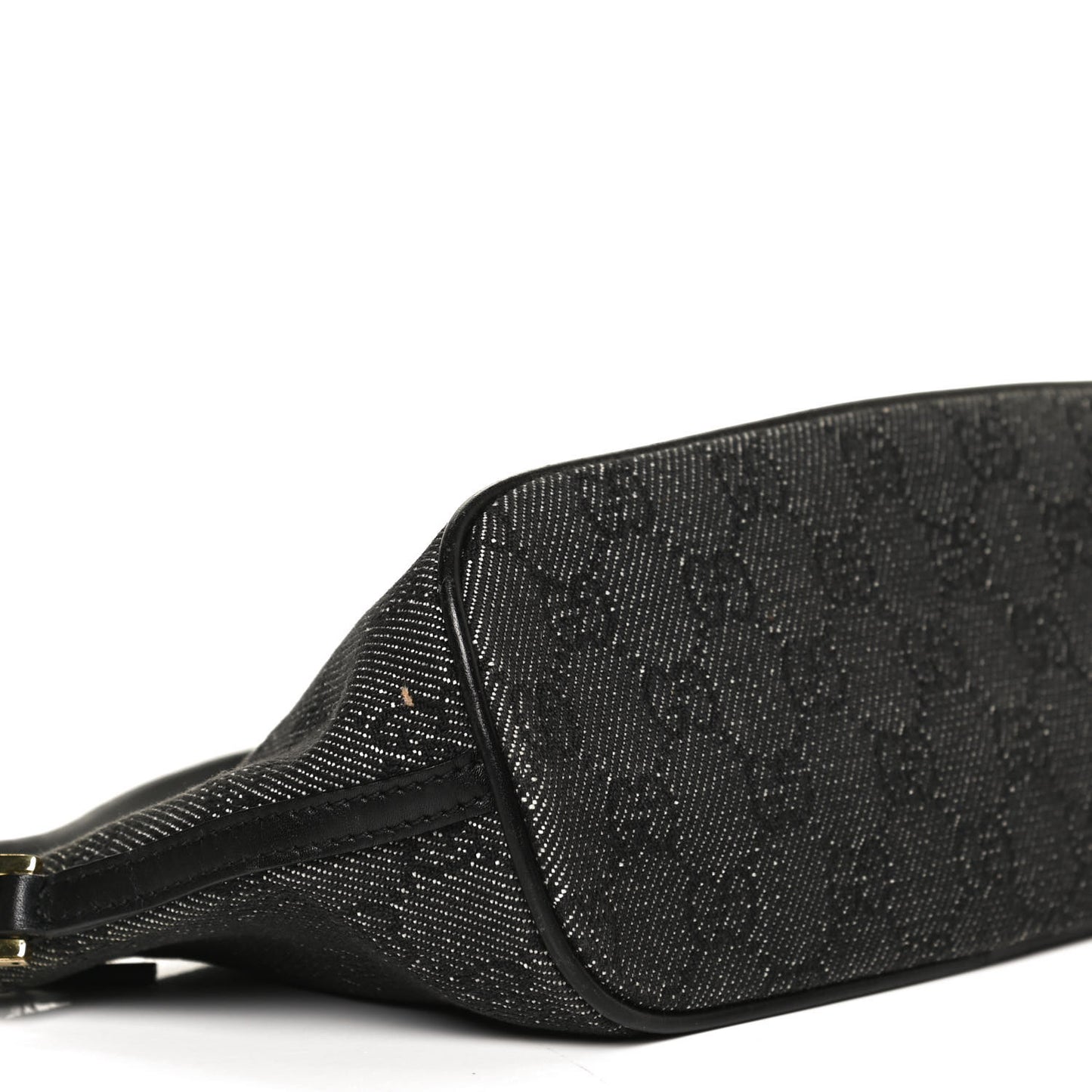 Denim Monogram Boat Pochette Black