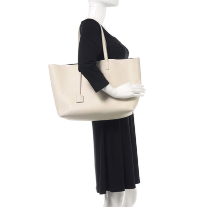 Saint Laurent Calfskin Large Shopping Tote Porcellana 2 of 15