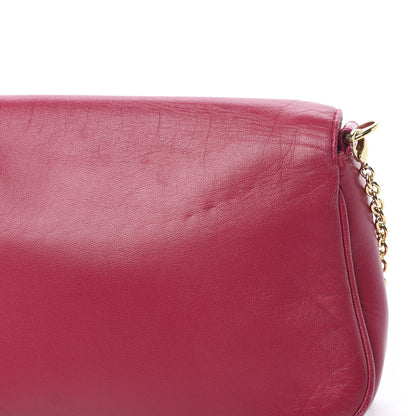 Fendi Nappa Fendista Pouchette Crossbody Fuxia Scuro 18 of 18