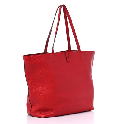 Salvatore Ferragamo Calfskin Gina Tote Red 3 of 14