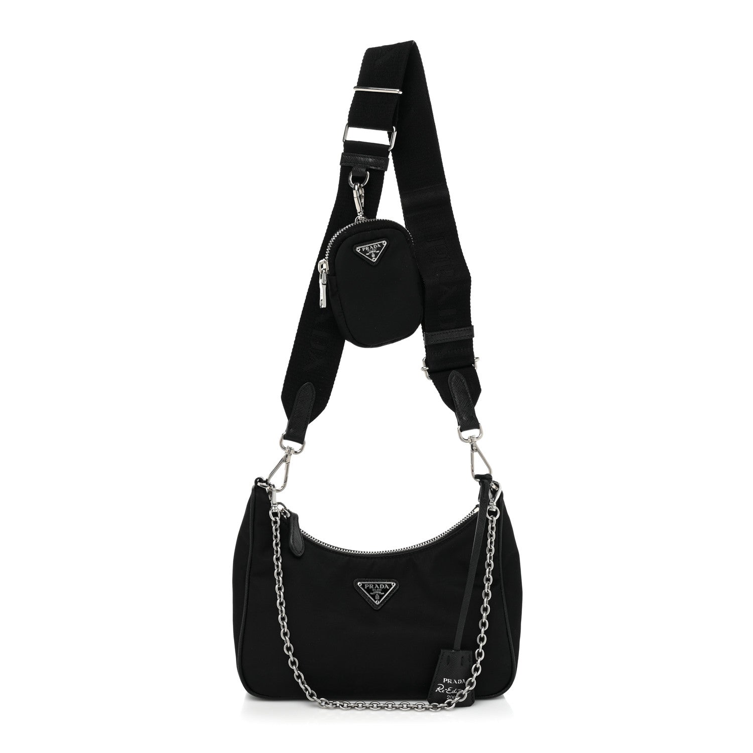 Prada Nylon Re-Edition 2005 Shoulder Bag Black 1 of 12