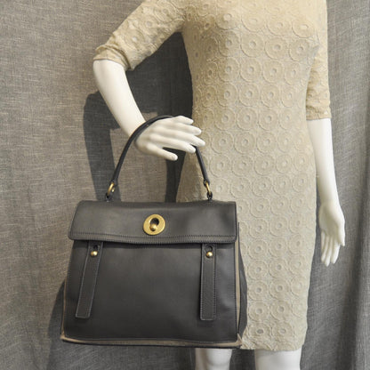Saint Laurent Leather Medium Muse Two Grey 4 of 9