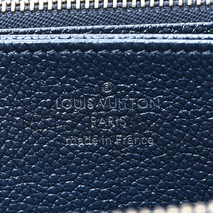 Louis Vuitton Metallic Empreinte Monogram Zippy Wallet Navy Nacre 6 of 6