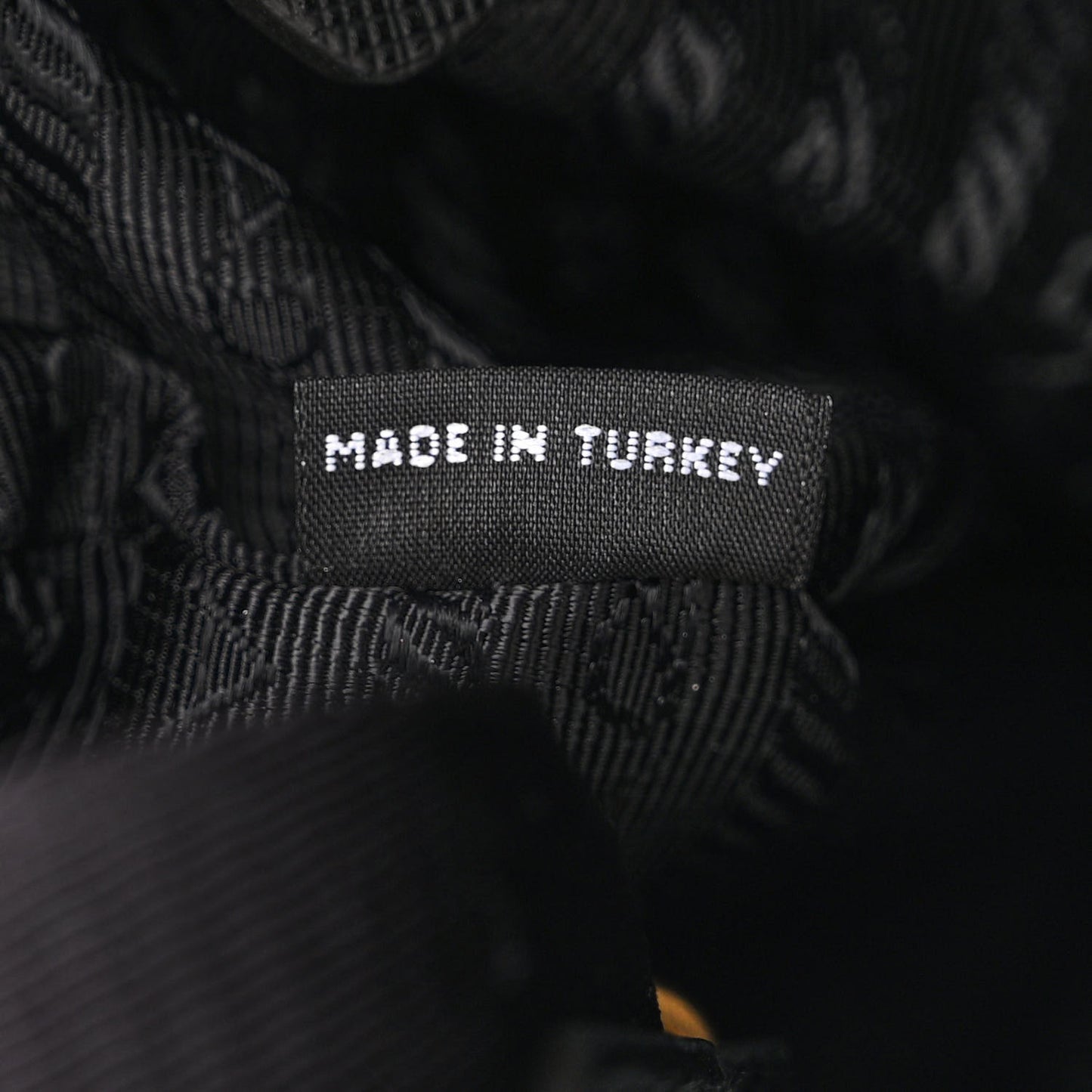 Tessuto Nylon Saffiano Small Tote Black