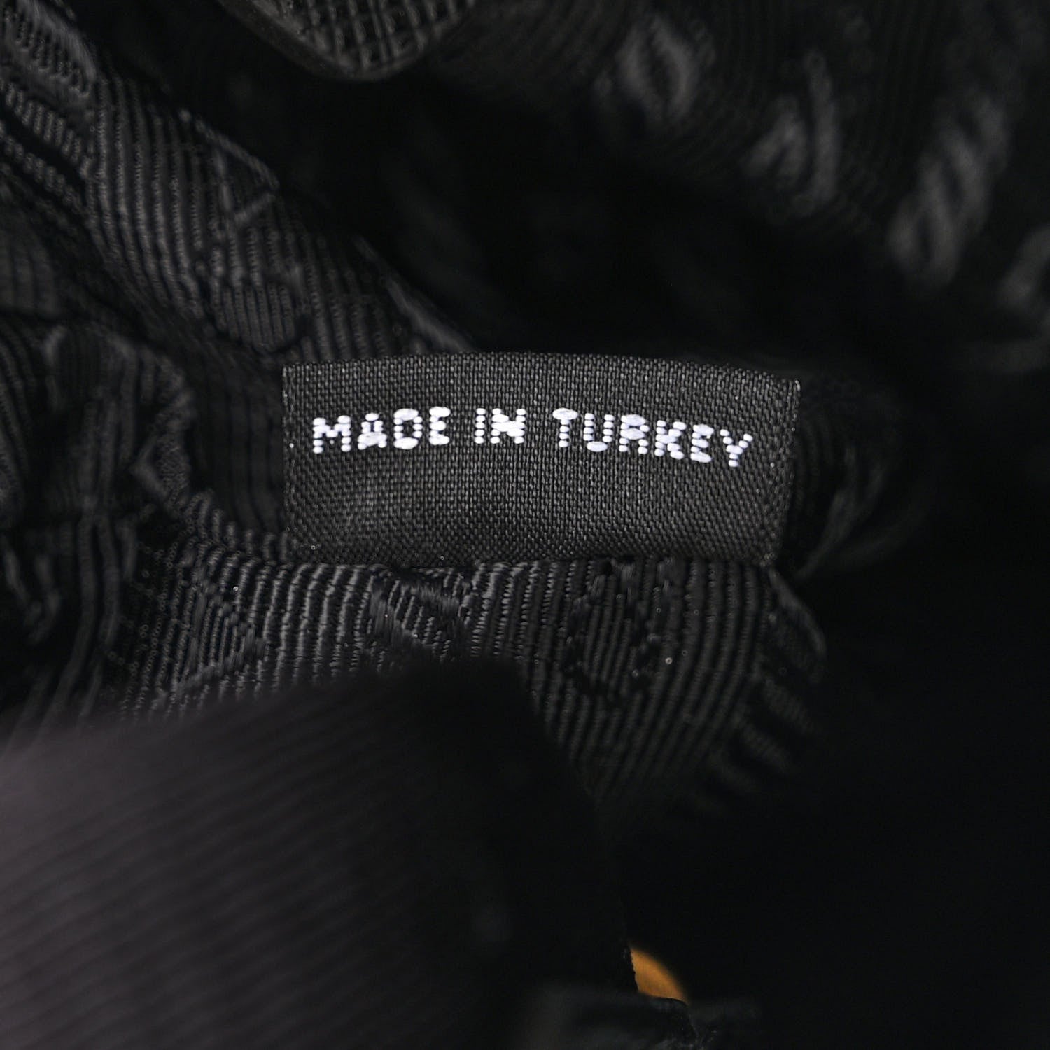 Prada Tessuto Nylon Saffiano Small Tote Black 7 of 11