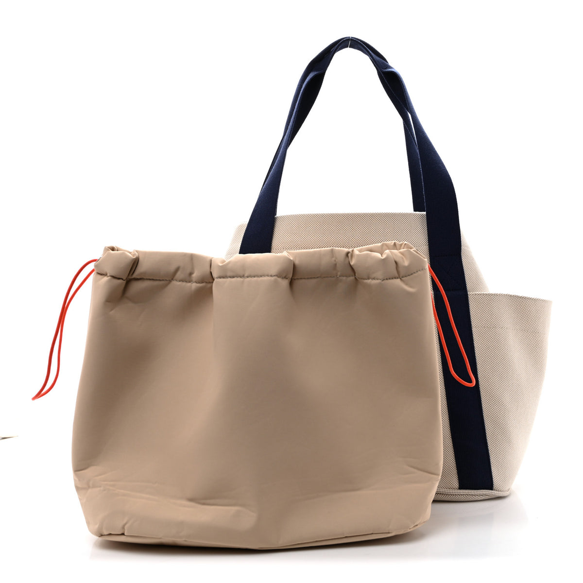 Hermes H Canvas Cabriole Nappy Bag Gris Perle 3 of 13