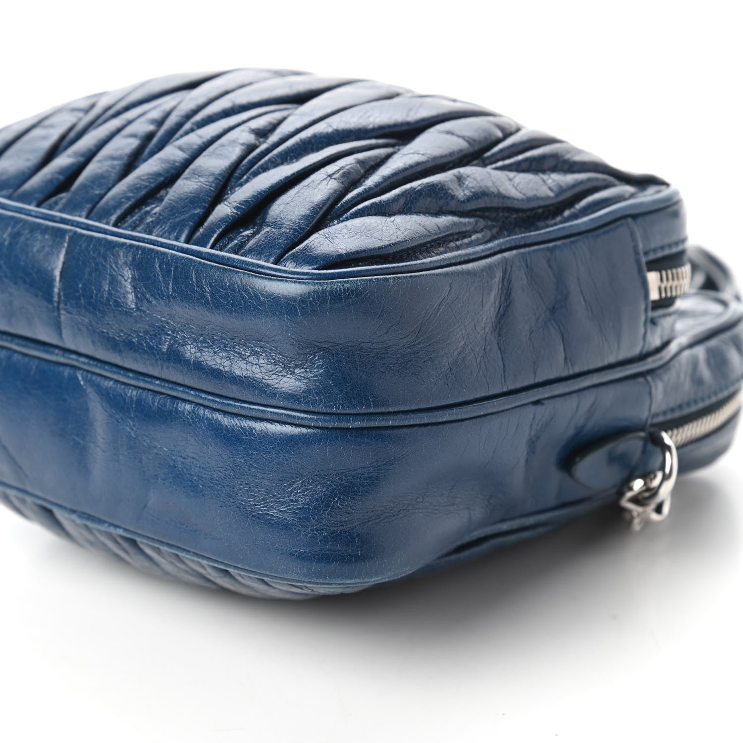Miu Miu Matelasse Lux Crossbody Cobalto 7 of 10