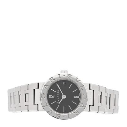 Bulgari Stainless Steel 23mm Quartz Watch Black 2 of 4