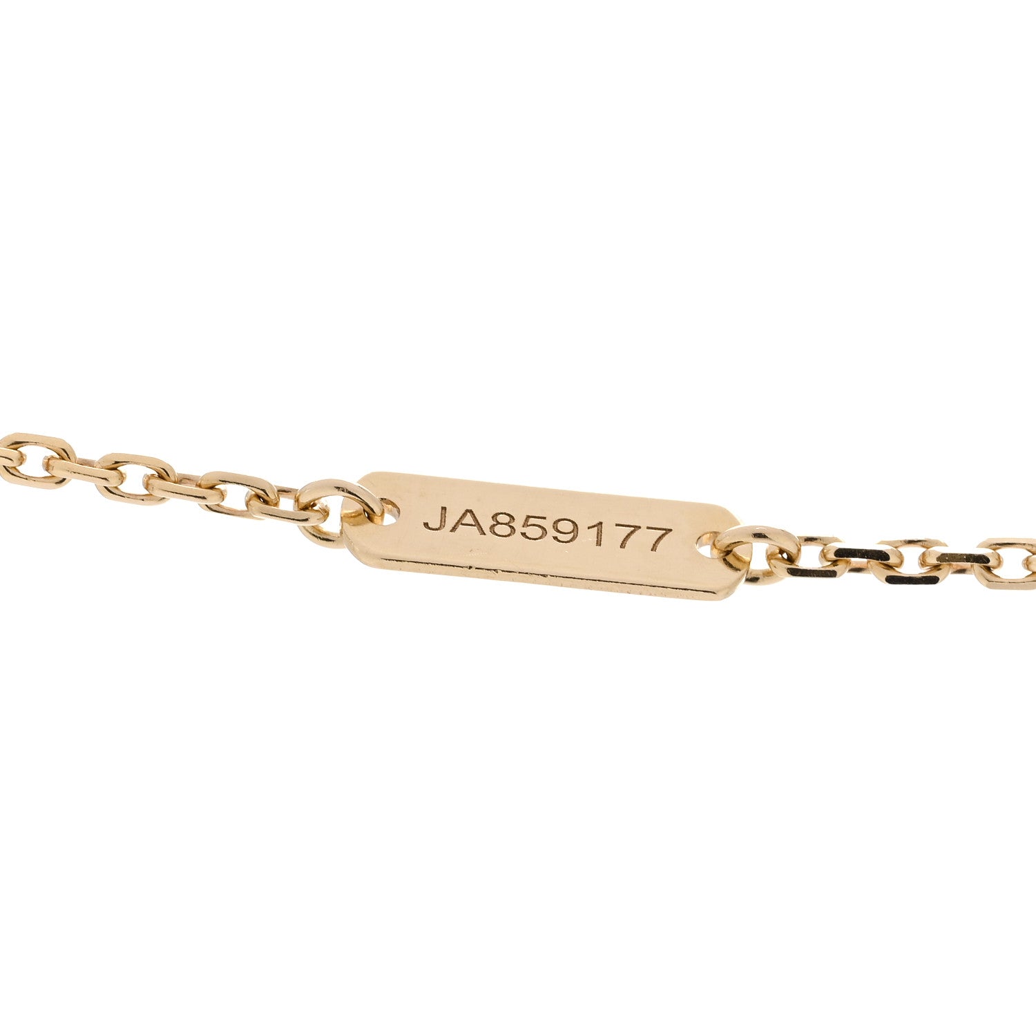 Van Cleef & Arpels 18K Yellow Gold Vintage Alhambra Pendant Necklace 5 of 6