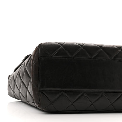 Chanel Lambskin Quilted CC Flap Shoulder Bag Black 9 of 10