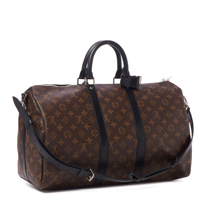 Louis Vuitton Monogram Macassar Keepall Bandouliere 45 3 of 10