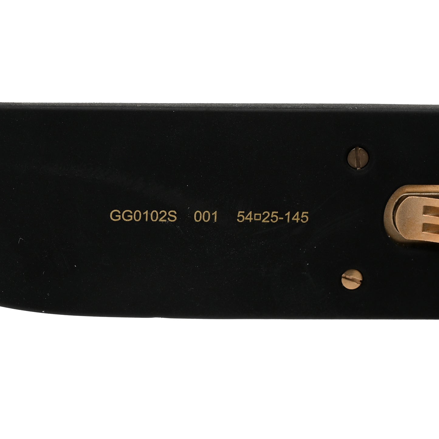 Square Frame Glitter GG0102S Sunglasses Black