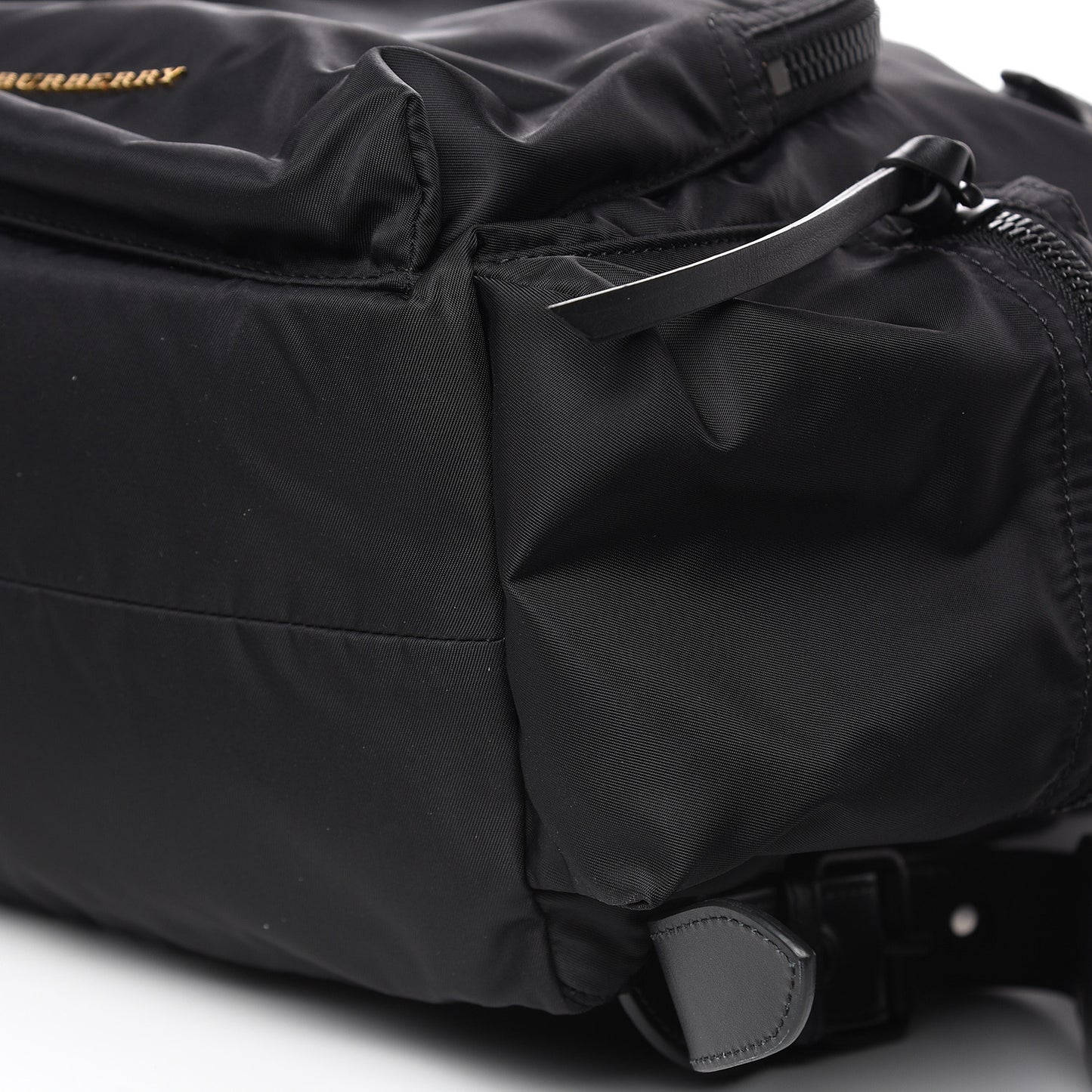 Technical Nylon Large Rucksack Backpack Black