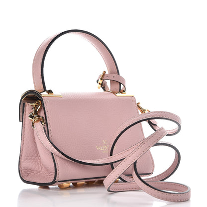 Valentino Garavani Grained Calfskin Mini My Rockstud Frame Bag Poudre 4 of 8