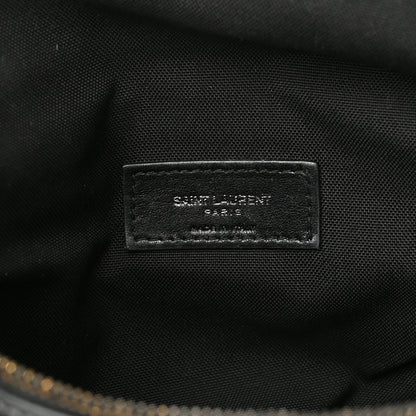 Saint Laurent Lambskin Logo Ripstop Body Belt Bag Black 5 of 12