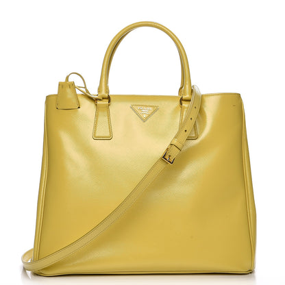 Prada Saffiano Vernice Tote Ananas 1 of 17