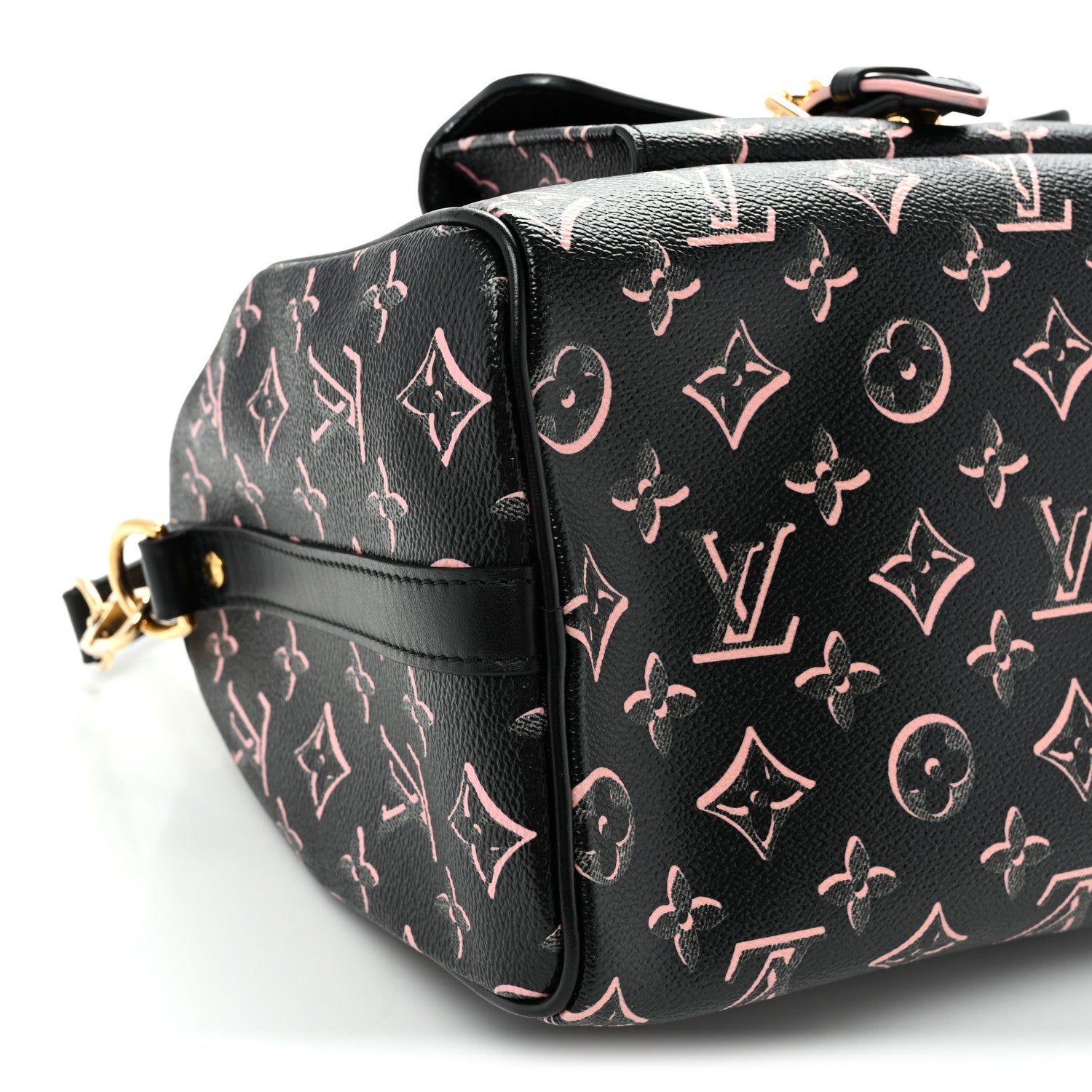Louis Vuitton Monogram Fall for You Speedy Bandouliere 25 Black 8 of 9