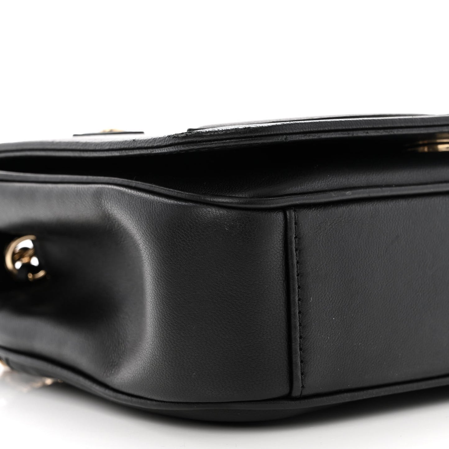 Lambskin CC Mania Flap Bag Black