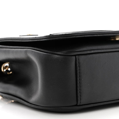 Chanel Lambskin CC Mania Flap Bag Black 9 of 10