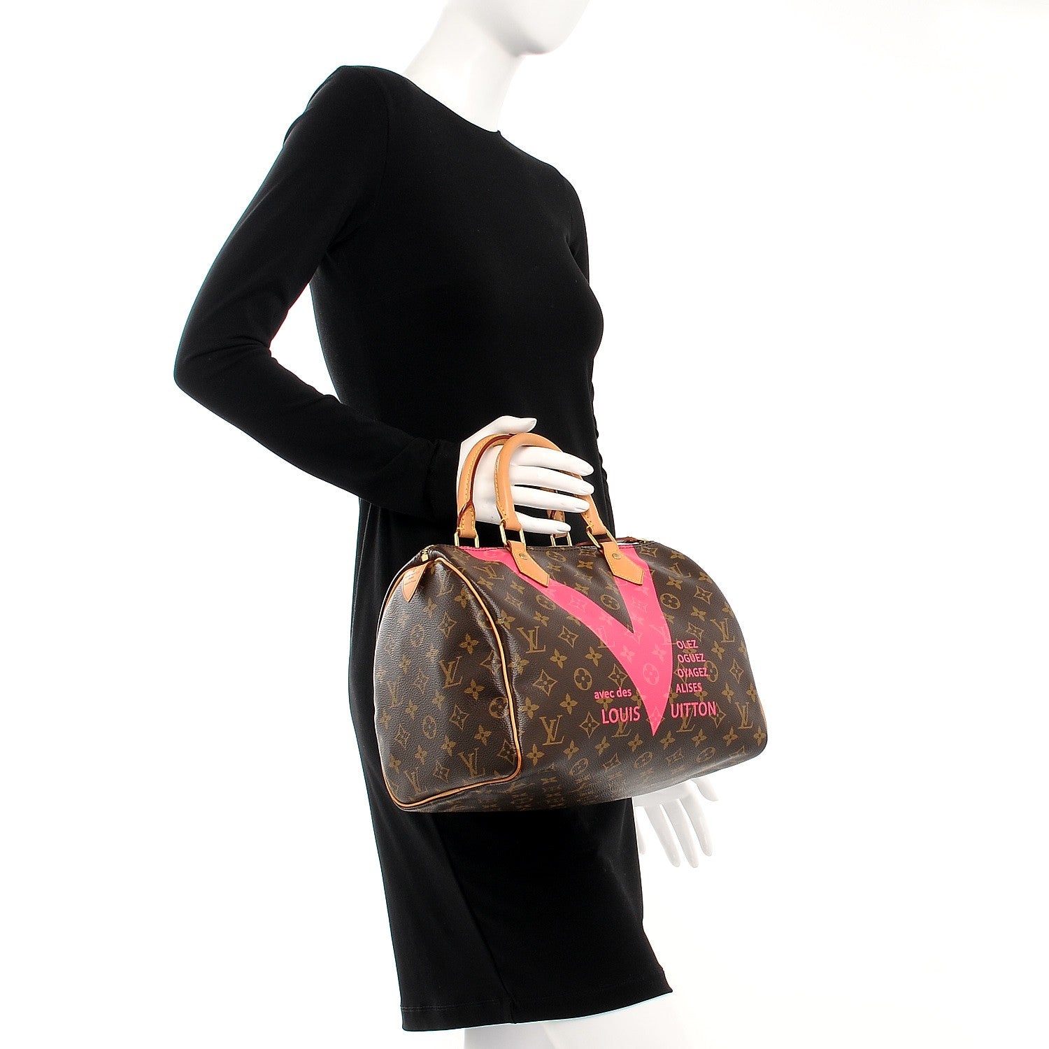 Louis Vuitton Monogram Speedy 30 V Grenade 2 of 12
