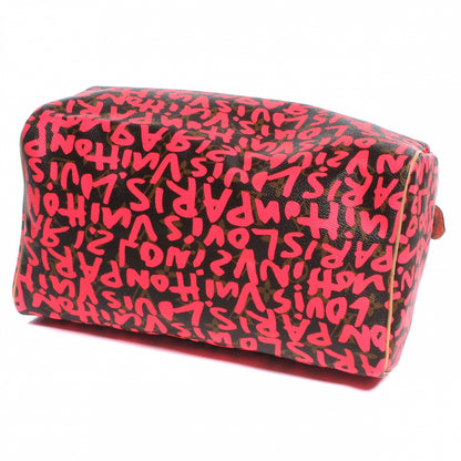 Louis Vuitton Monogram Graffiti Speedy 30 Fuchsia 4 of 7