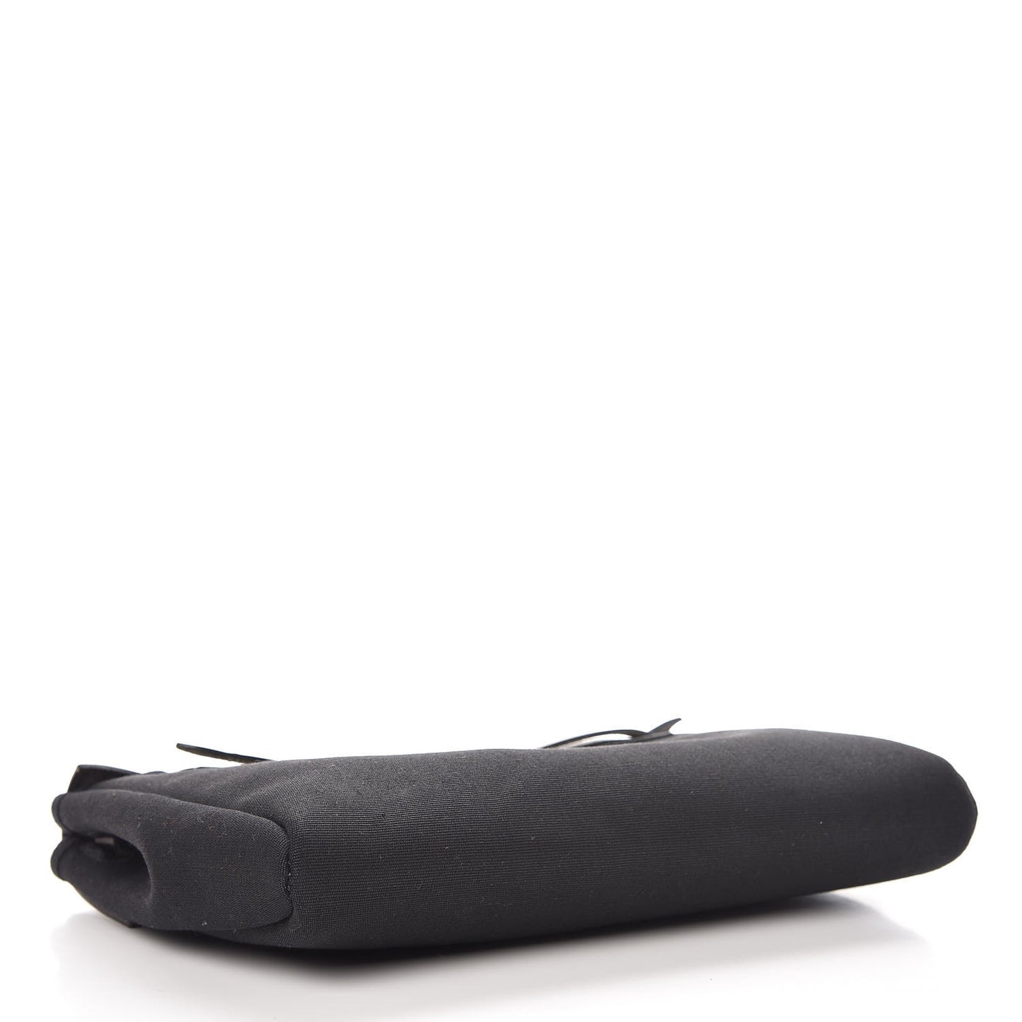 Toile Vache Calfskin Herbag Clutch Black
