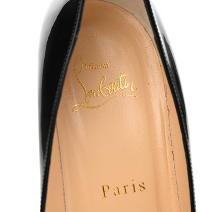 Christian Louboutin Patent Pigalle Plato 100 Pumps 36 Black 7 of 9