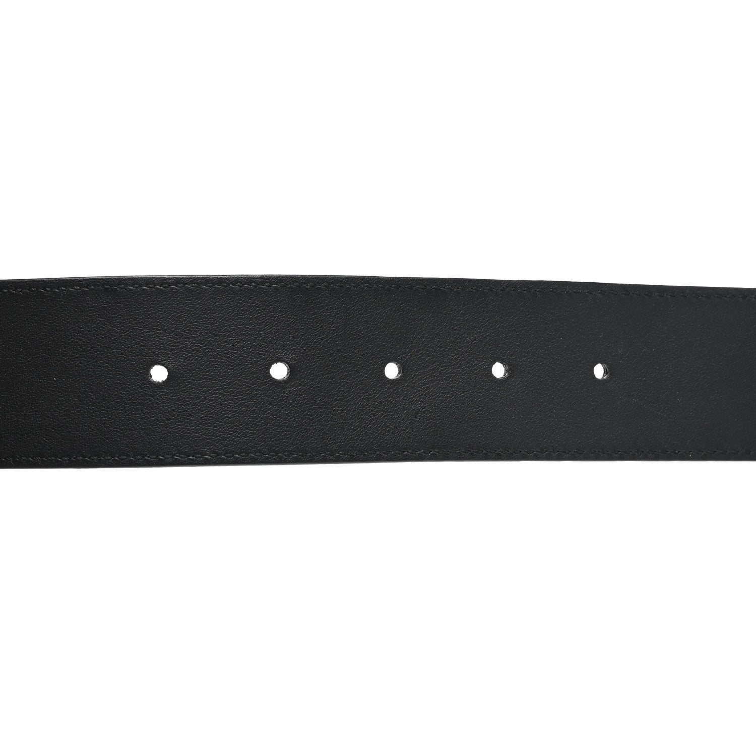 Gucci Moon Calfskin Pearl Double G 40mm Belt 85 34 Black Cream 5 of 5