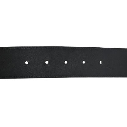 Gucci Moon Calfskin Pearl Double G 40mm Belt 85 34 Black Cream 5 of 5