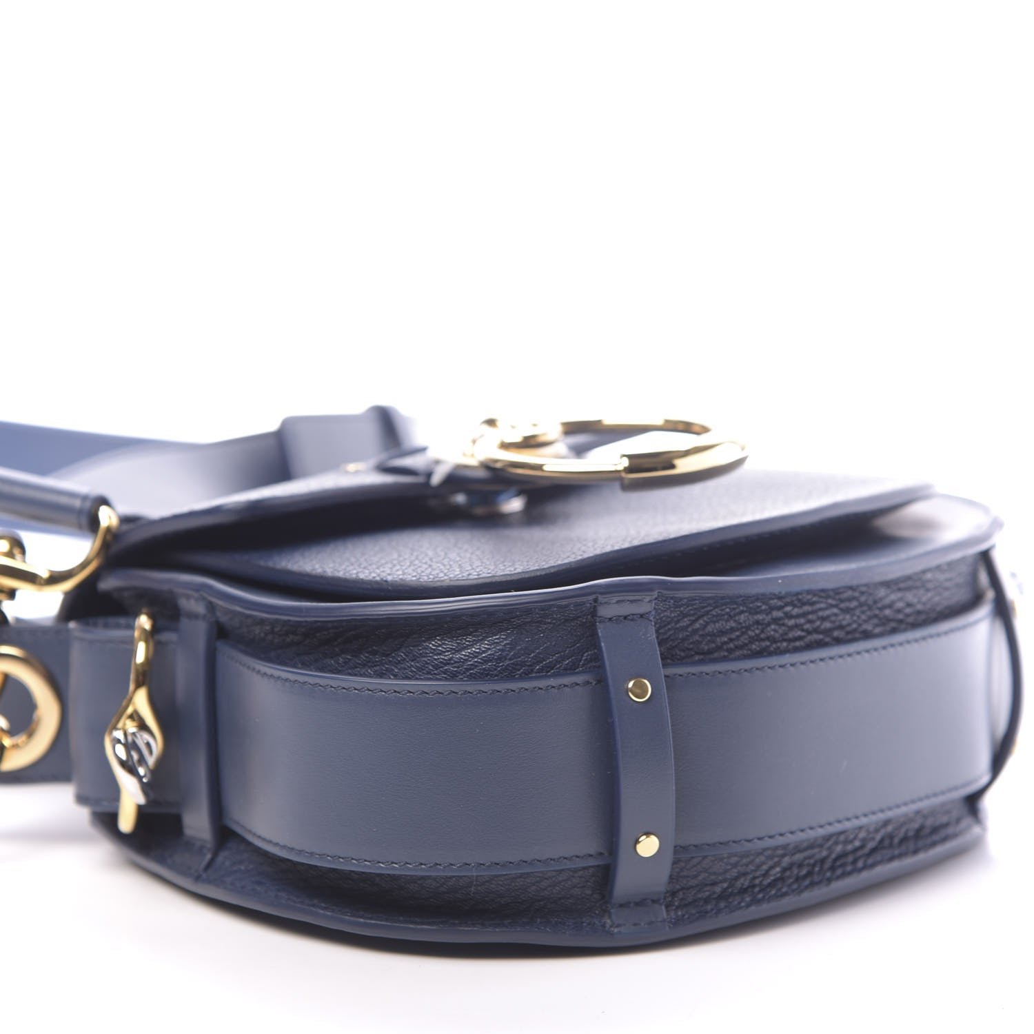 Chloe Calfskin Small Tess Bag Deep Ocean Blue 6 of 11