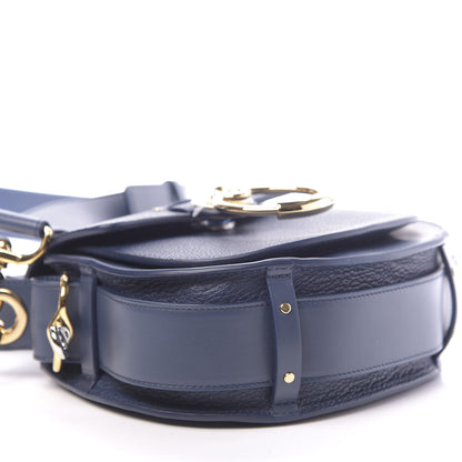 Chloe Calfskin Small Tess Bag Deep Ocean Blue 6 of 11