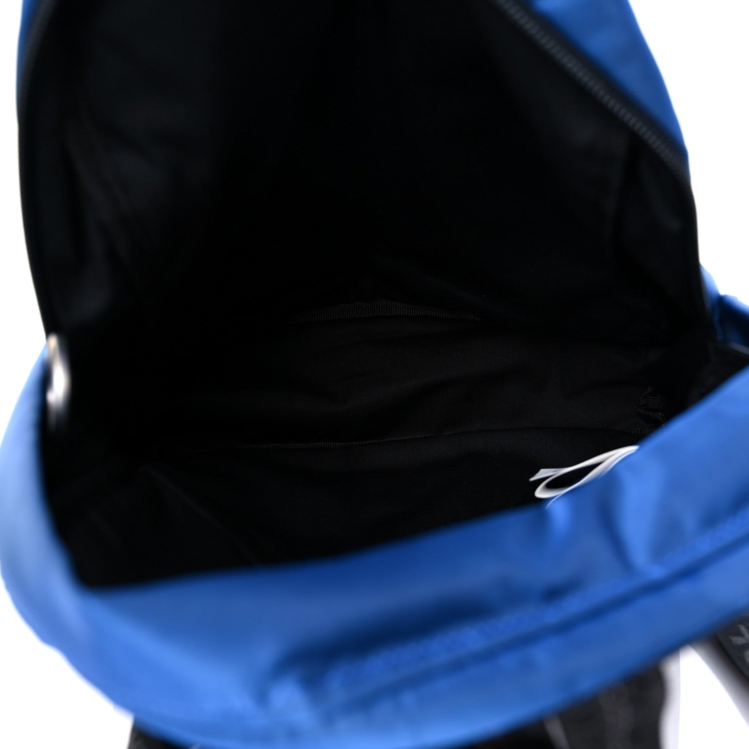 Off-White Canvas Rounded Logo Mini Backpack Blue 5 of 9