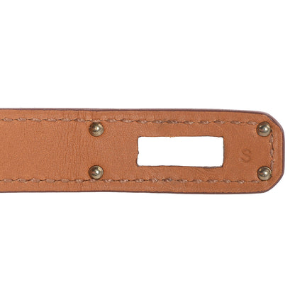 Hermes Epsom Kelly Double Tour Bracelet S Orange 4 of 7