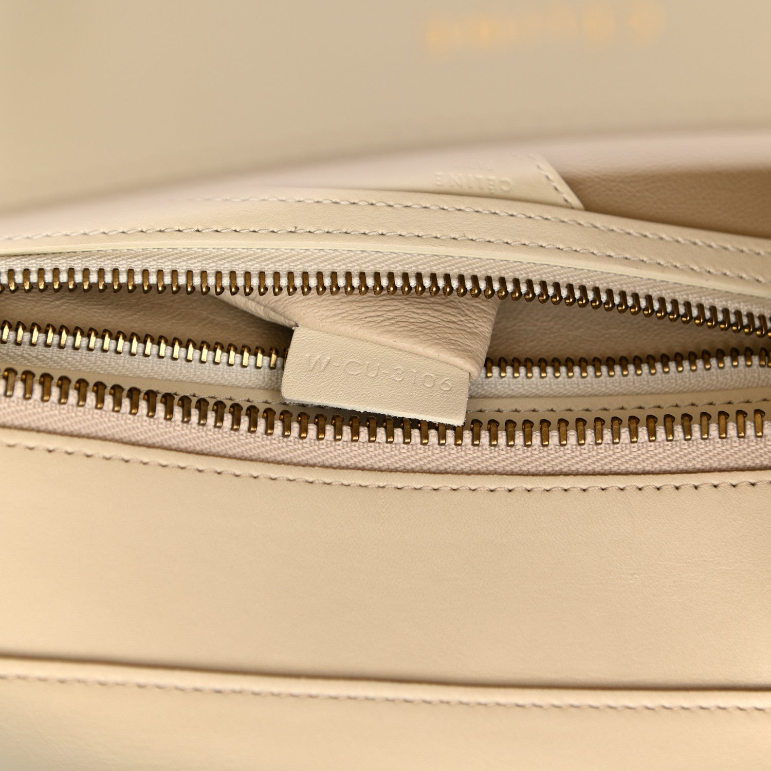 Celine Shiny Smooth Calfskin Micro Tri-Color Luggage Natural 7 of 12