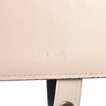 Celine Grained Calfskin Medium Multifunction Strap Wallet Black Chalk 7 of 9