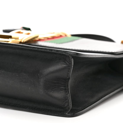 Gucci Calfskin Small Sylvie Shoulder Bag Black 10 of 16