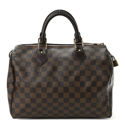 Louis Vuitton Damier Ebene Speedy 30 1 of 12