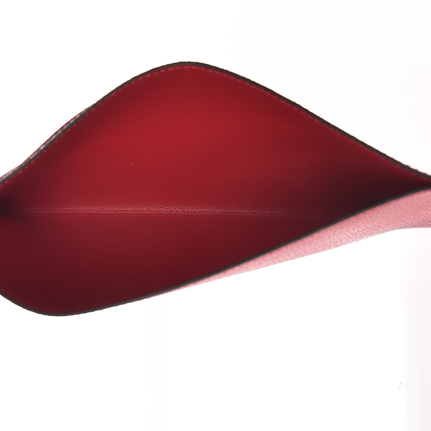 Calfskin Felicie Card Holder Insert Cherry