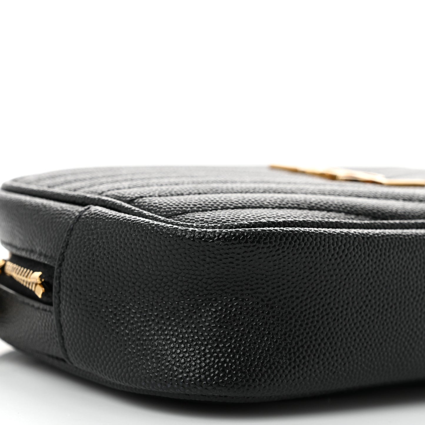 Grain De Poudre Matelasse Monogram Mini Lou Camera Bag Black