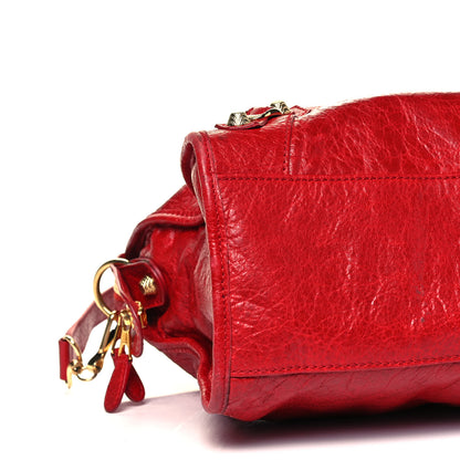 Balenciaga Agneau Giant 12 Gold Hardware City Rouge Lipstick 9 of 10