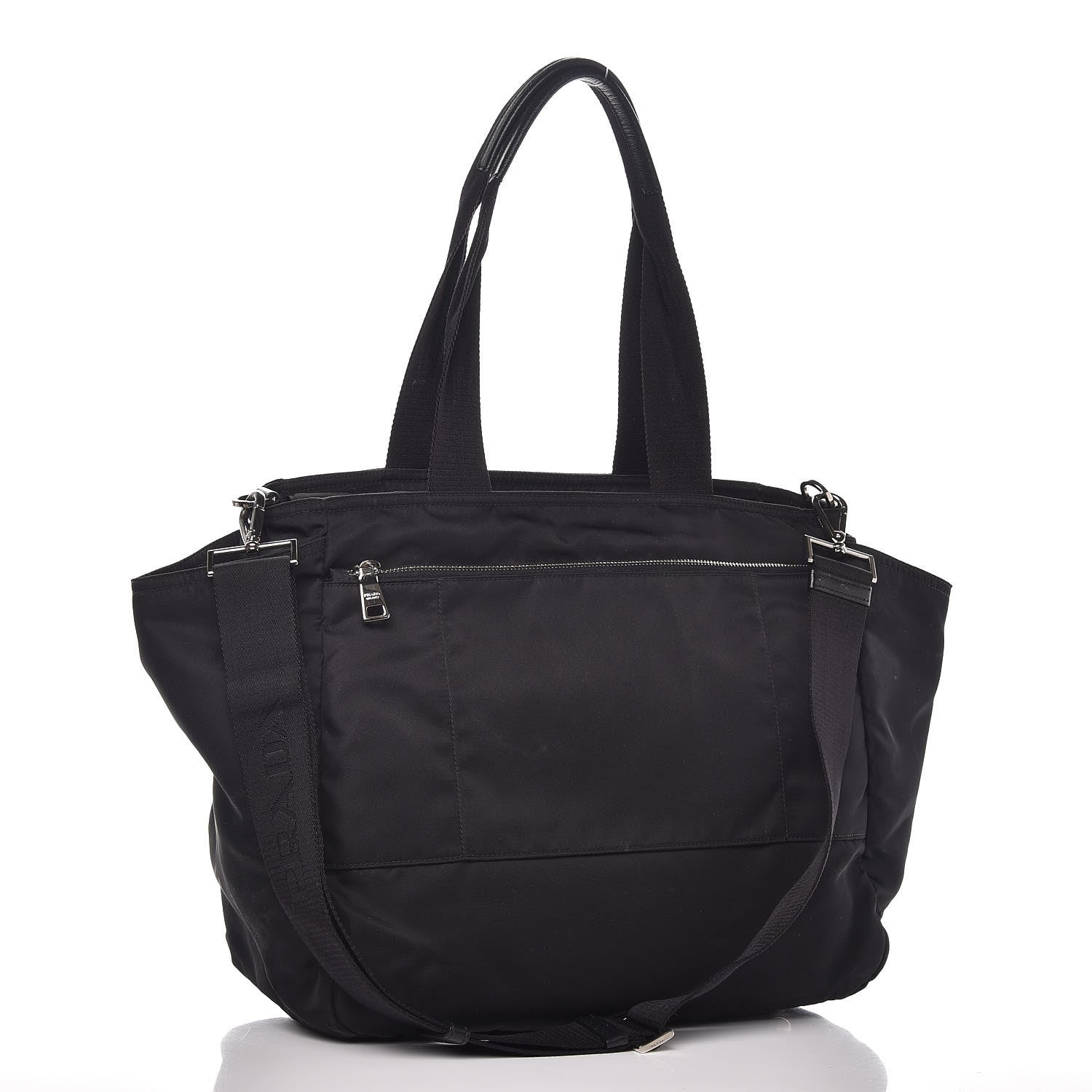 Prada Tessuto Nylon Vela Diaper Bag Black 4 of 12
