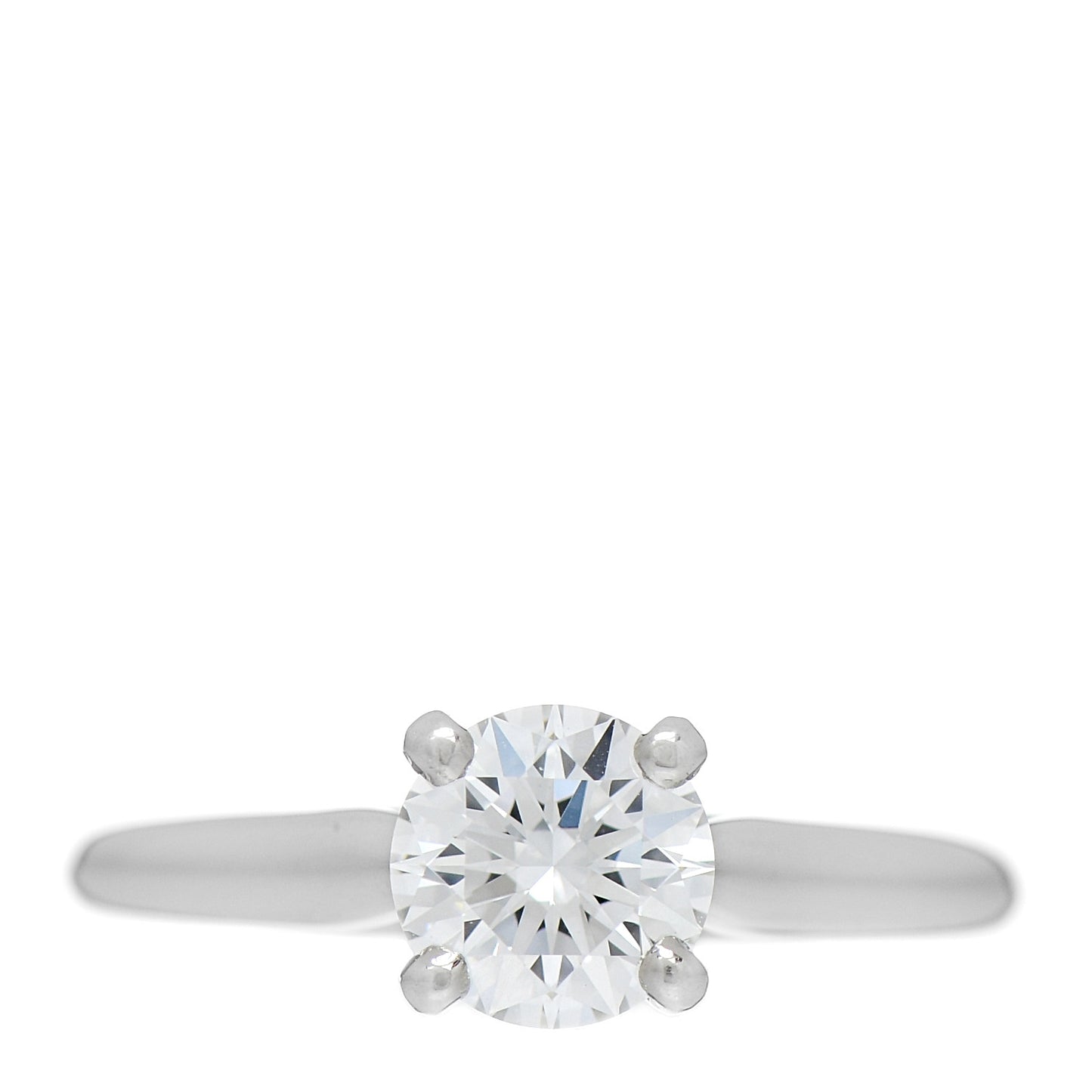 Platinum Diamond .75ct Solitaire 1895 Engagement Ring 45 3.25