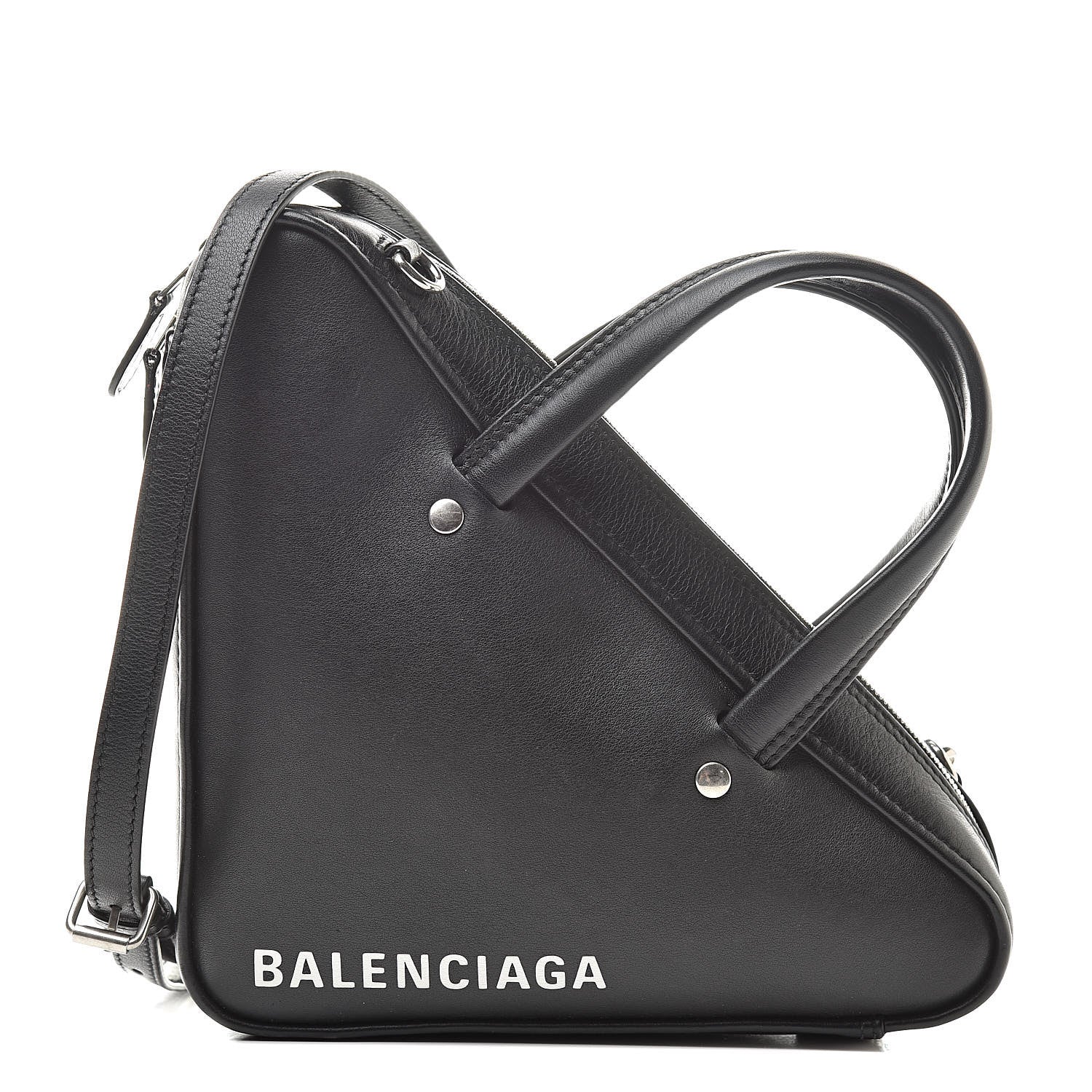 Balenciaga Calfskin XS Triangle Duffle Black 1 of 12