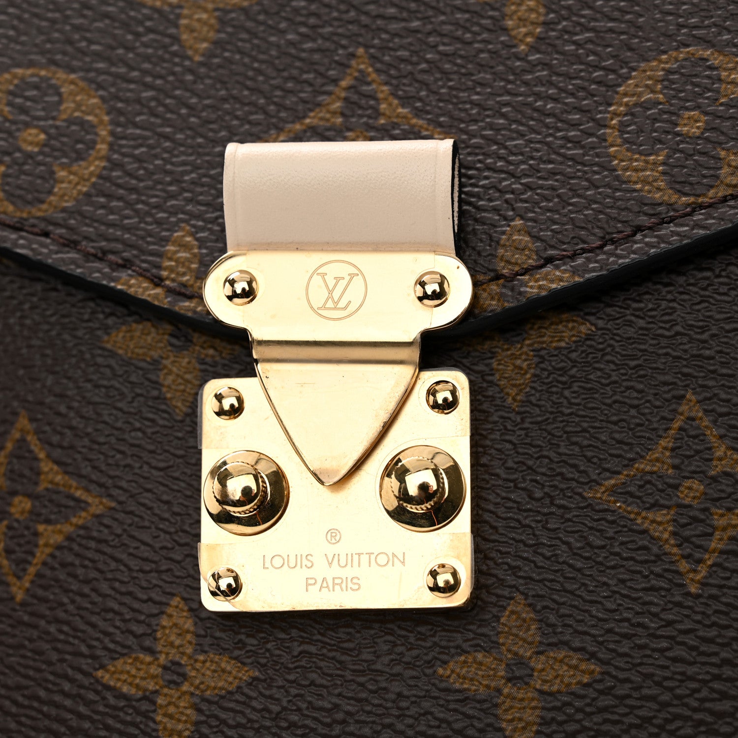 Louis Vuitton Monogram Braided Pochette Metis Creme Beige 10 of 10