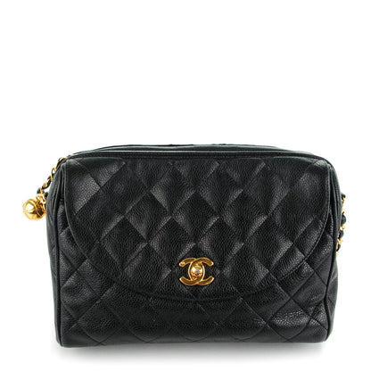 Chanel Caviar Quilted Camera Case Black 1 of 9