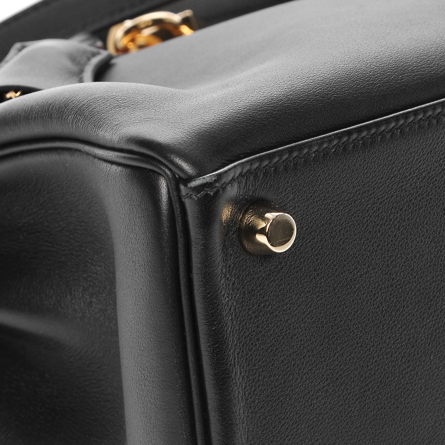 Hermes Swift Kelly Retourne 25 Black 33 of 34