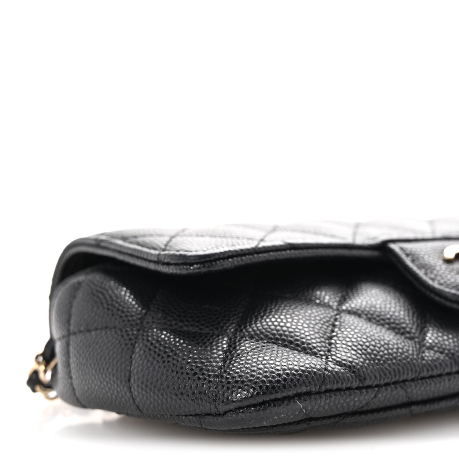 Chanel Caviar Quilted Glasses Case With Chain Black 10 of 12